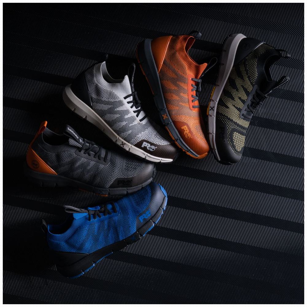 Pánské Pracovní Obuv Timberland Radius Composite Špicí Pracovní Sneaker Oranžové Šedé | TI07293-127