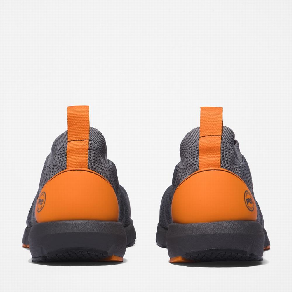 Pánské Pracovní Obuv Timberland Radius Composite Špicí Pracovní Sneaker Šedé Oranžové | TI76520-824