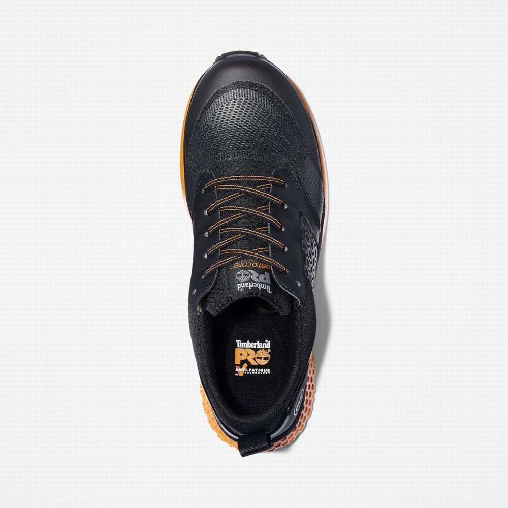 Pánské Pracovní Obuv Timberland Reaxion Composite Špicí Pracovní Sneaker Černé Oranžové | TI90458-651