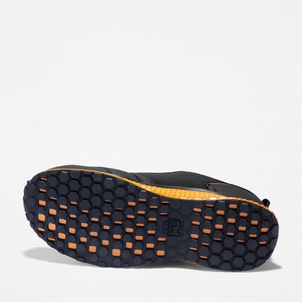 Pánské Pracovní Obuv Timberland Reaxion Composite Špicí Pracovní Sneaker Černé Oranžové | TI90458-651