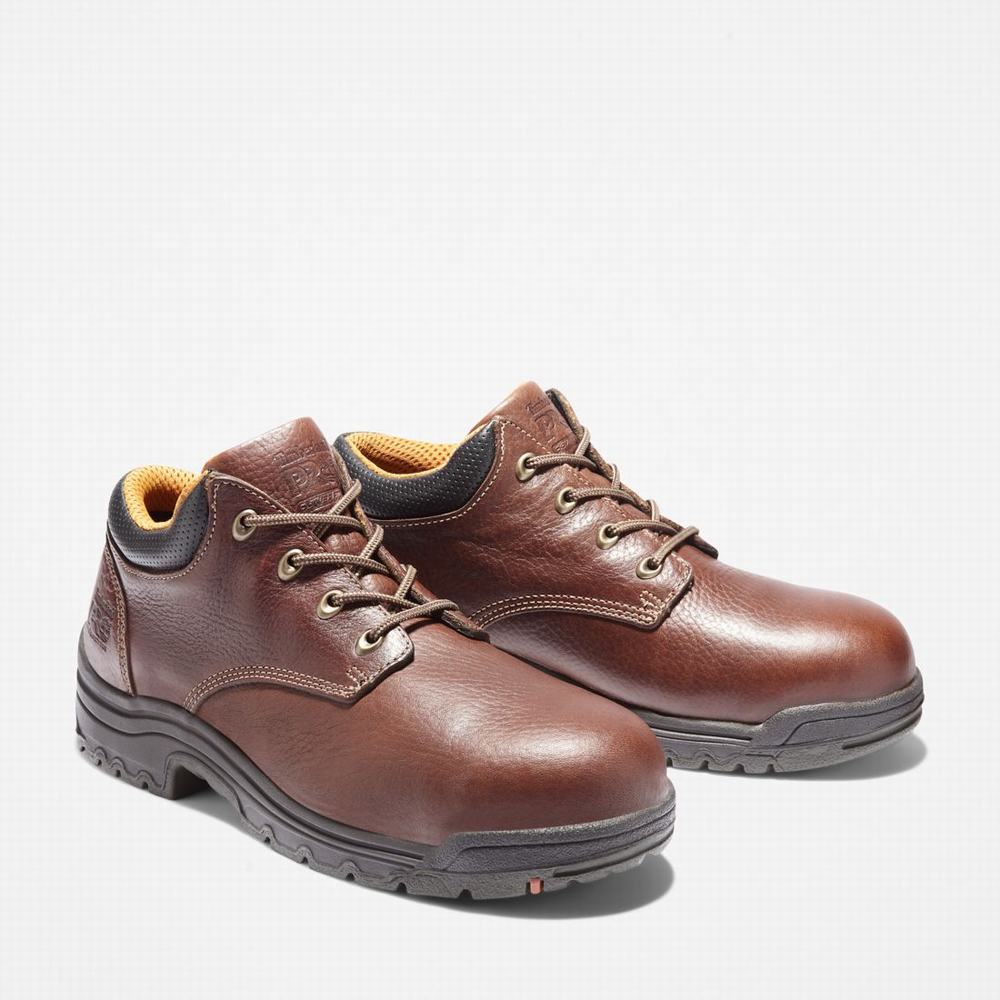 Pánské Pracovní Obuv Timberland TiTAN Běžné Alloy Špicí Hnědé | TI04692-984