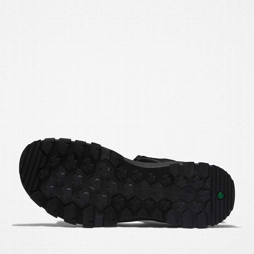 Pánské Sandály Timberland Garrison Trailové Webbing-strap Černé | TI07296-936