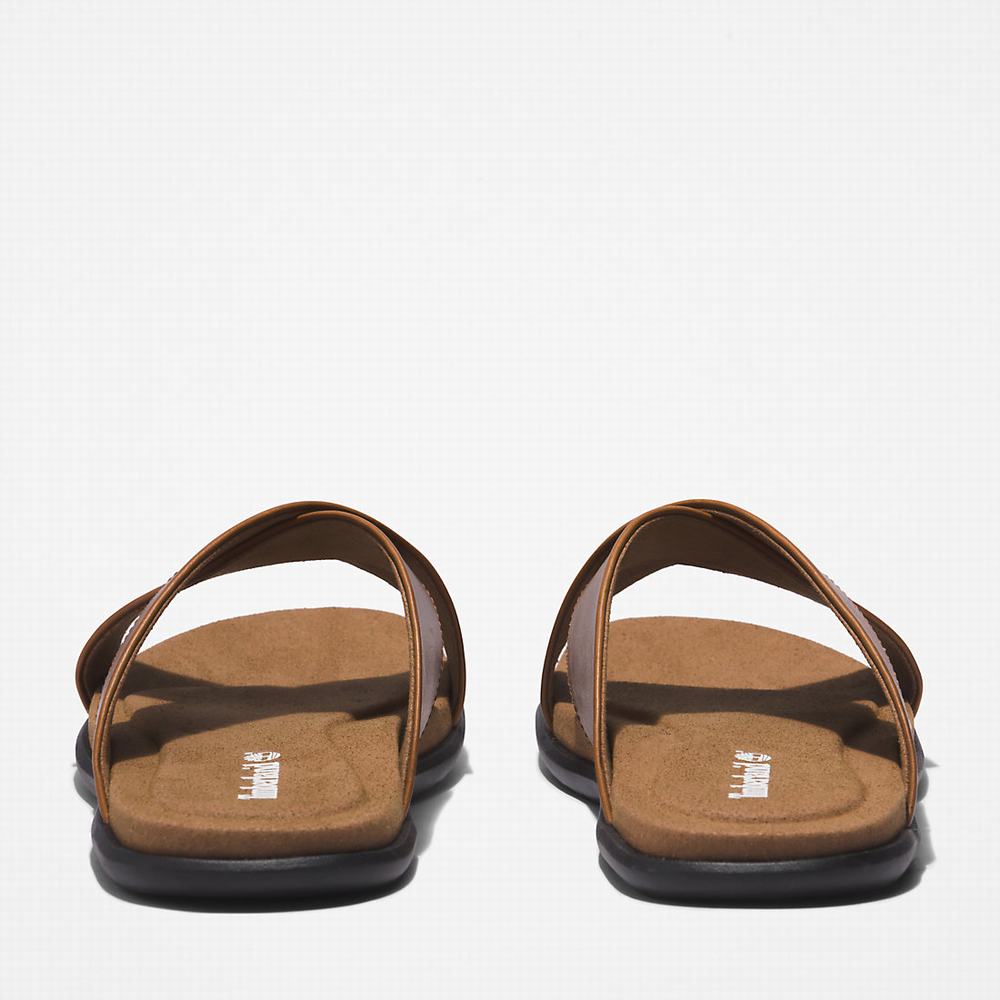 Pánské Sandály Timberland Kesler Cove Cross-band Hnědé | TI76510-950