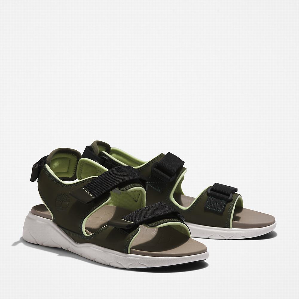 Pánské Sandály Timberland TBL® Whitehaven Backstrap Tmavě Zelene | TI54923-031