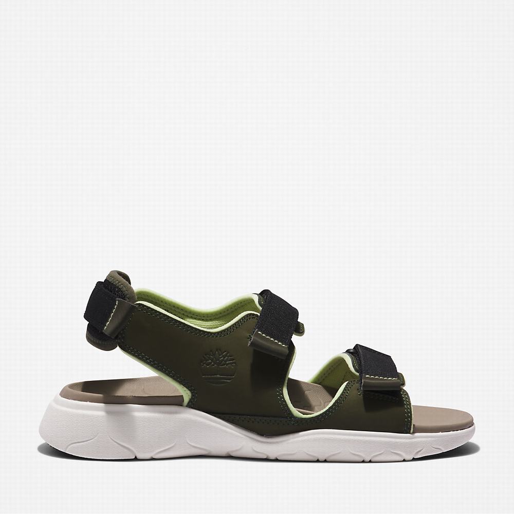 Pánské Sandály Timberland TBL® Whitehaven Backstrap Tmavě Zelene | TI54923-031