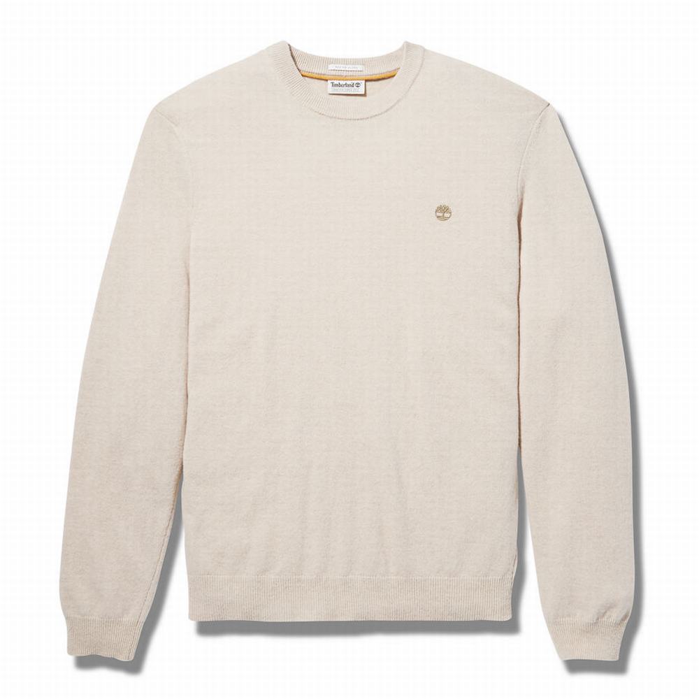Pánské Svetry Timberland Cohas Brook Crewneck Béžový | TI09352-948