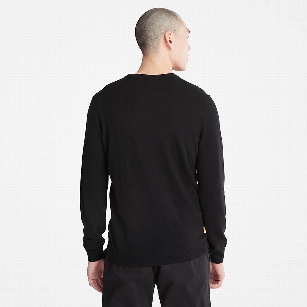 Pánské Svetry Timberland Cohas Brook Crewneck Černé | TI13098-732