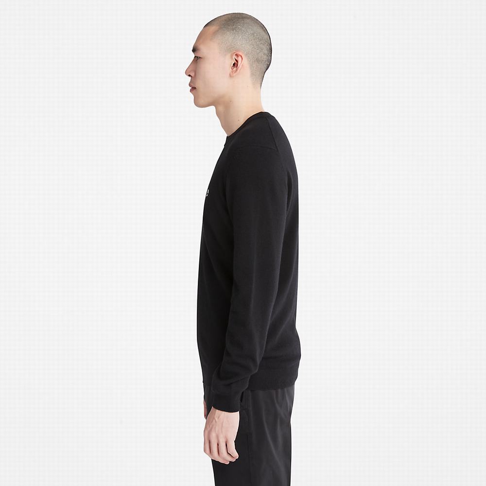 Pánské Svetry Timberland Cohas Brook Crewneck Černé | TI13098-732