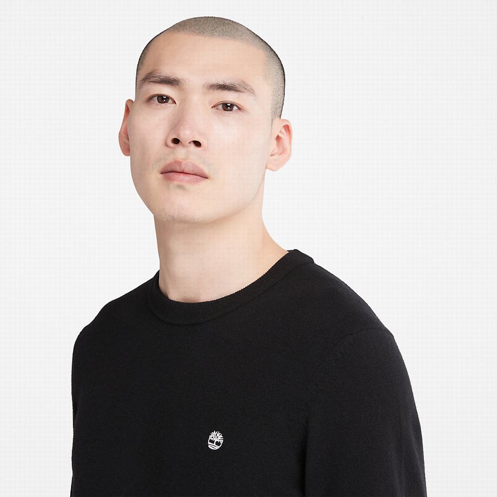 Pánské Svetry Timberland Cohas Brook Crewneck Černé | TI13098-732