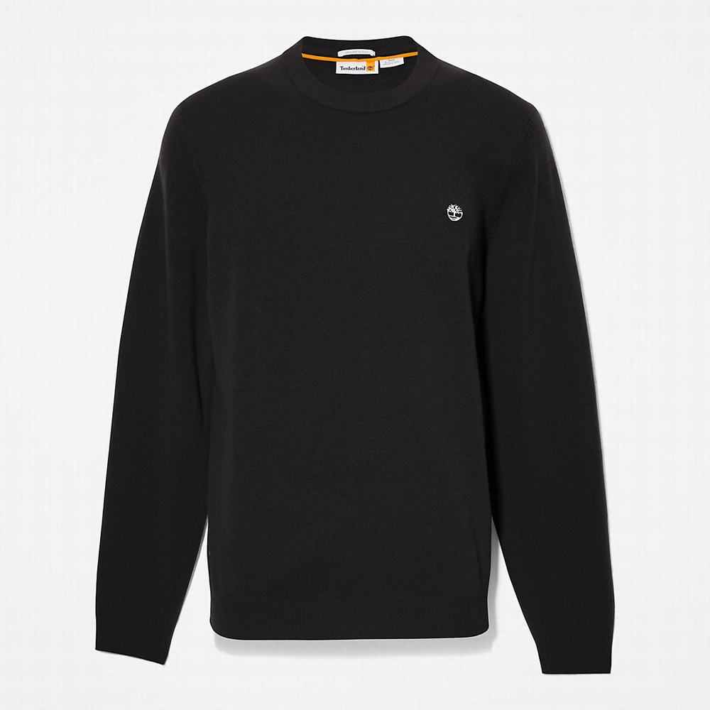 Pánské Svetry Timberland Cohas Brook Crewneck Černé | TI13098-732
