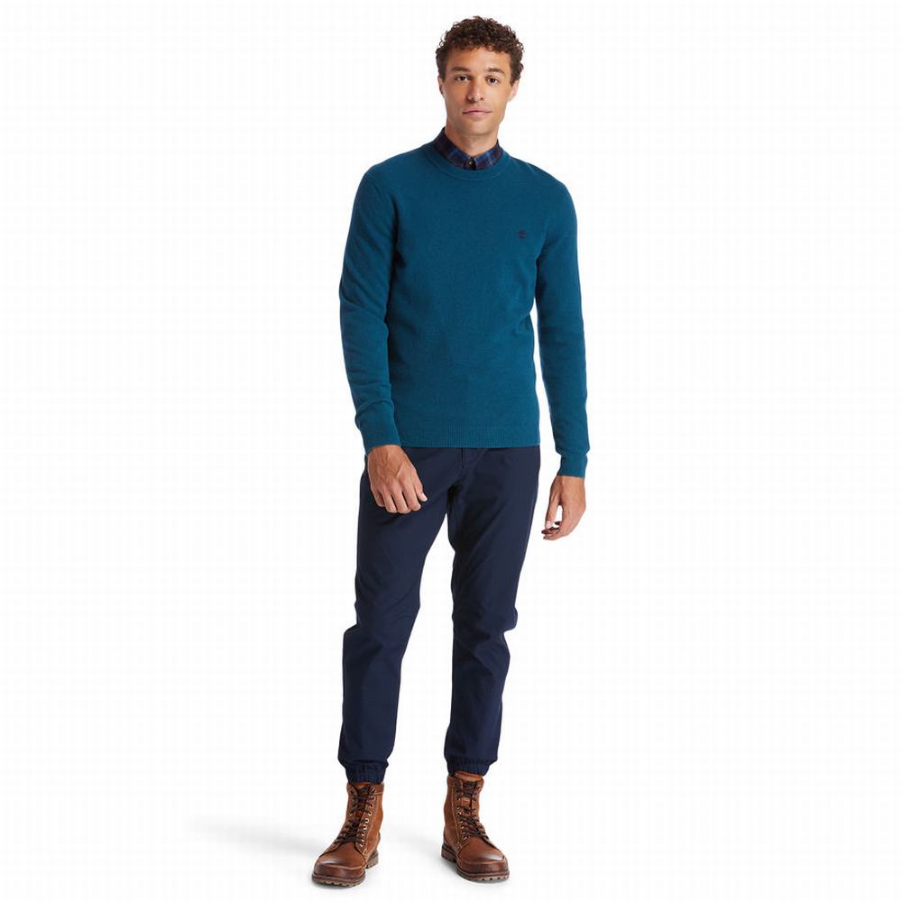 Pánské Svetry Timberland Cohas Brook Crewneck Zelene | TI26591-261