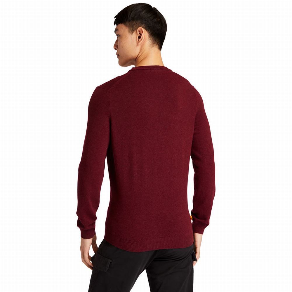 Pánské Svetry Timberland Cohas Brook Crewneck Červené | TI61980-263