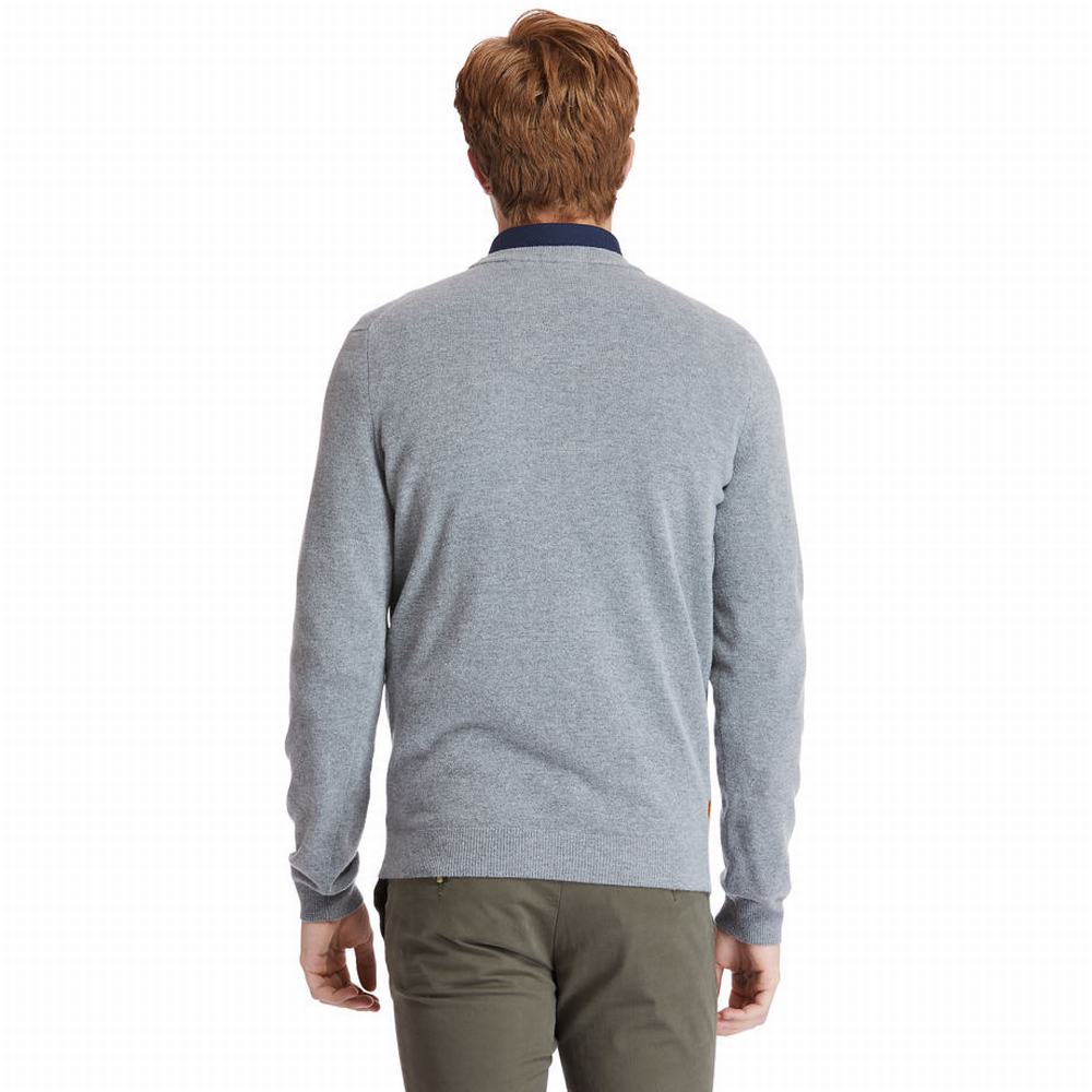 Pánské Svetry Timberland Cohas Brook Crewneck Šedé | TI75621-864