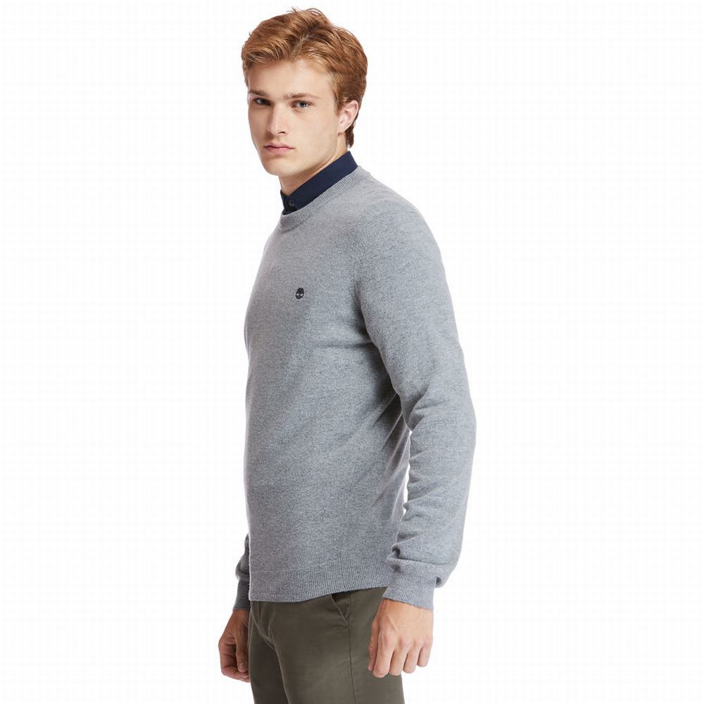 Pánské Svetry Timberland Cohas Brook Crewneck Šedé | TI75621-864