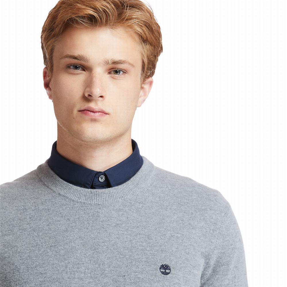 Pánské Svetry Timberland Cohas Brook Crewneck Šedé | TI75621-864