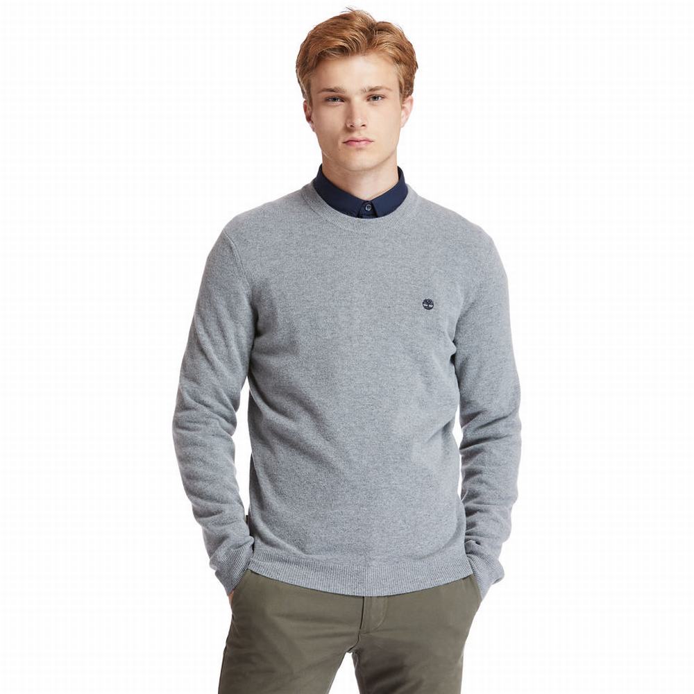 Pánské Svetry Timberland Cohas Brook Crewneck Šedé | TI75621-864