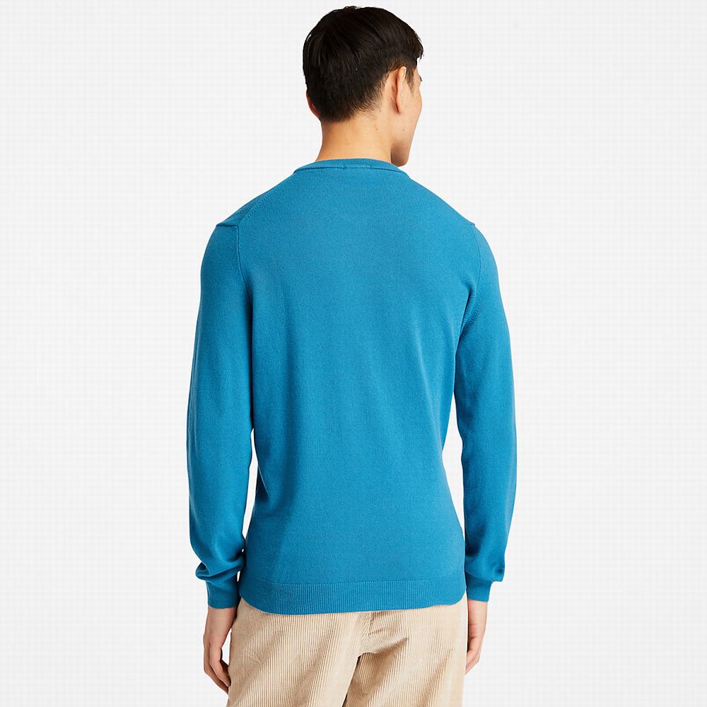 Pánské Svetry Timberland Cohas Brook Crewneck Blankyt | TI87619-624