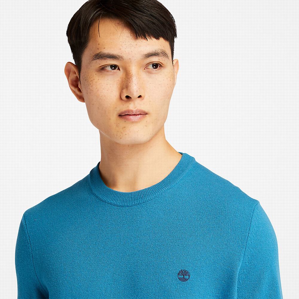 Pánské Svetry Timberland Cohas Brook Crewneck Blankyt | TI87619-624