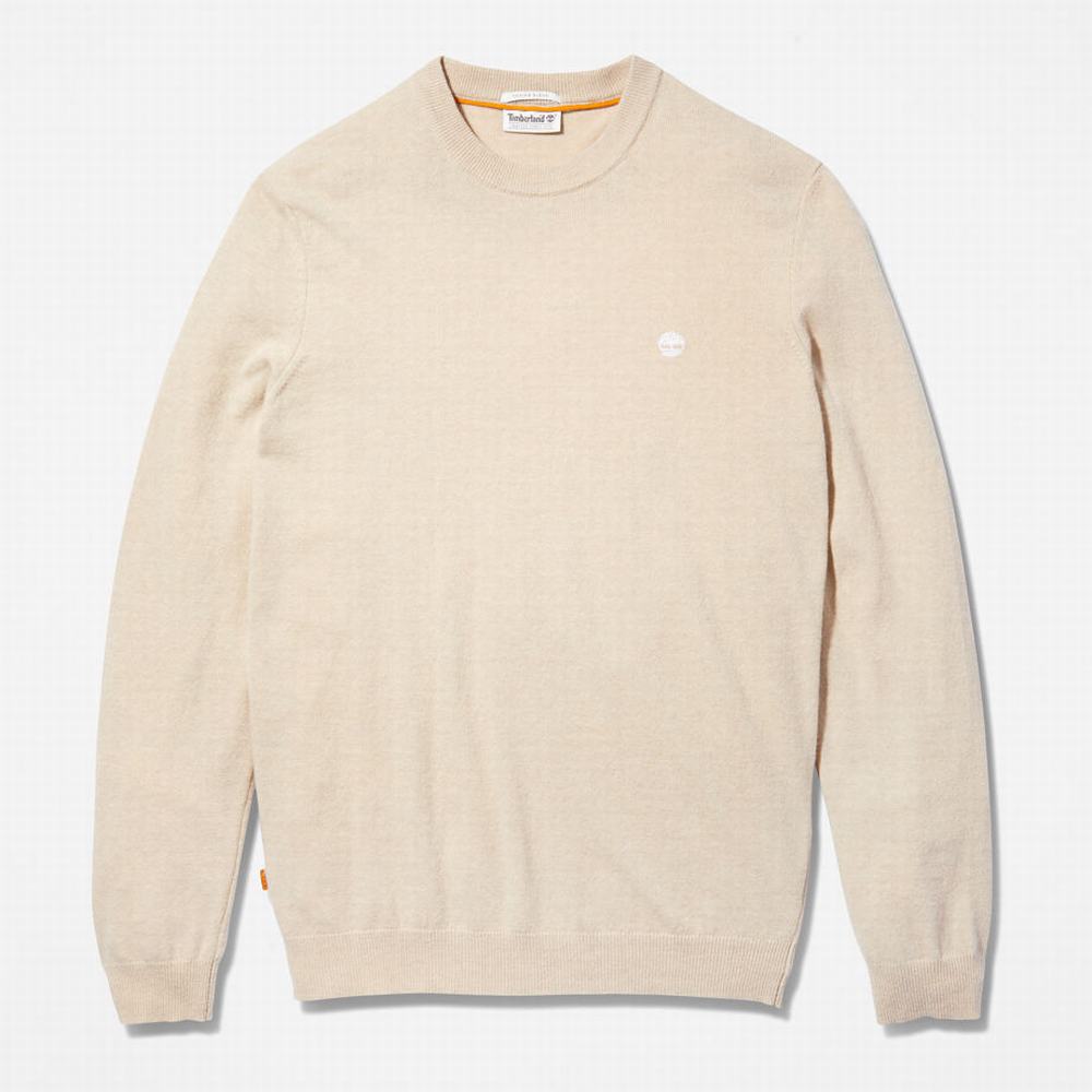 Pánské Svetry Timberland Cohas Brook Crewneck Bílé | TI95180-506
