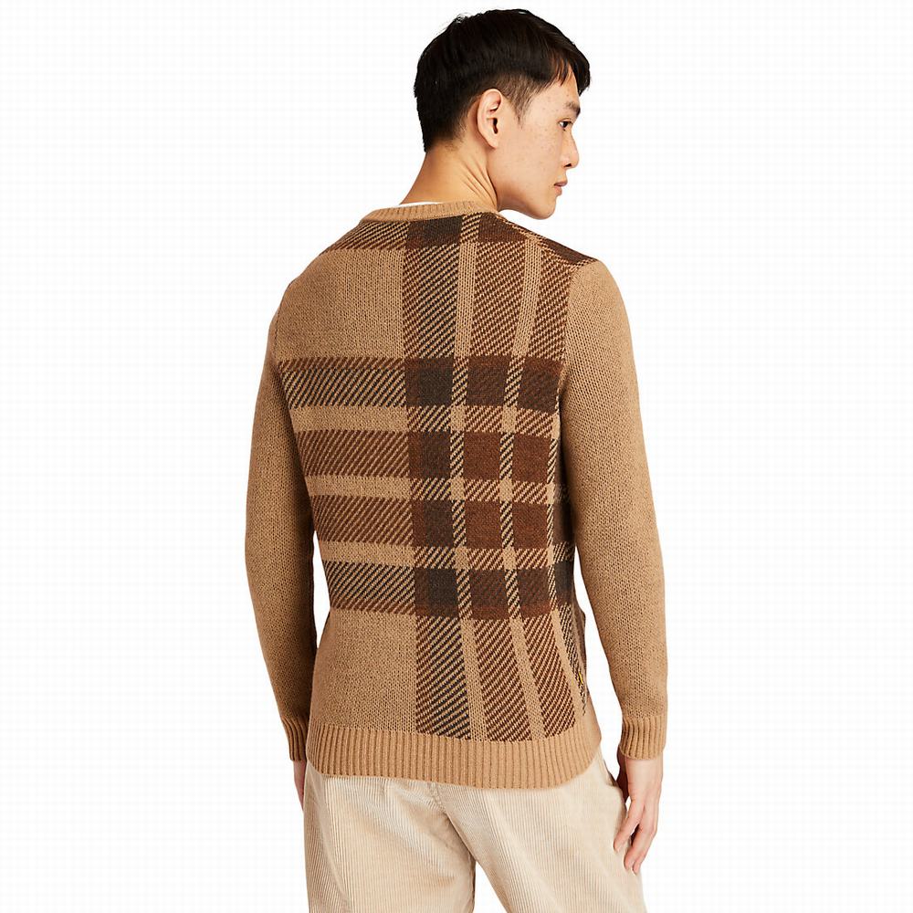 Pánské Svetry Timberland EK+ Intarsia Crewneck Hnědé | TI24058-864