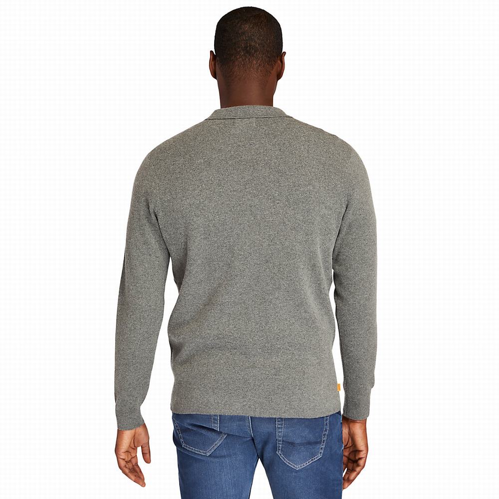 Pánské Svetry Timberland Full-Zip Tmavě Šedé | TI85014-489