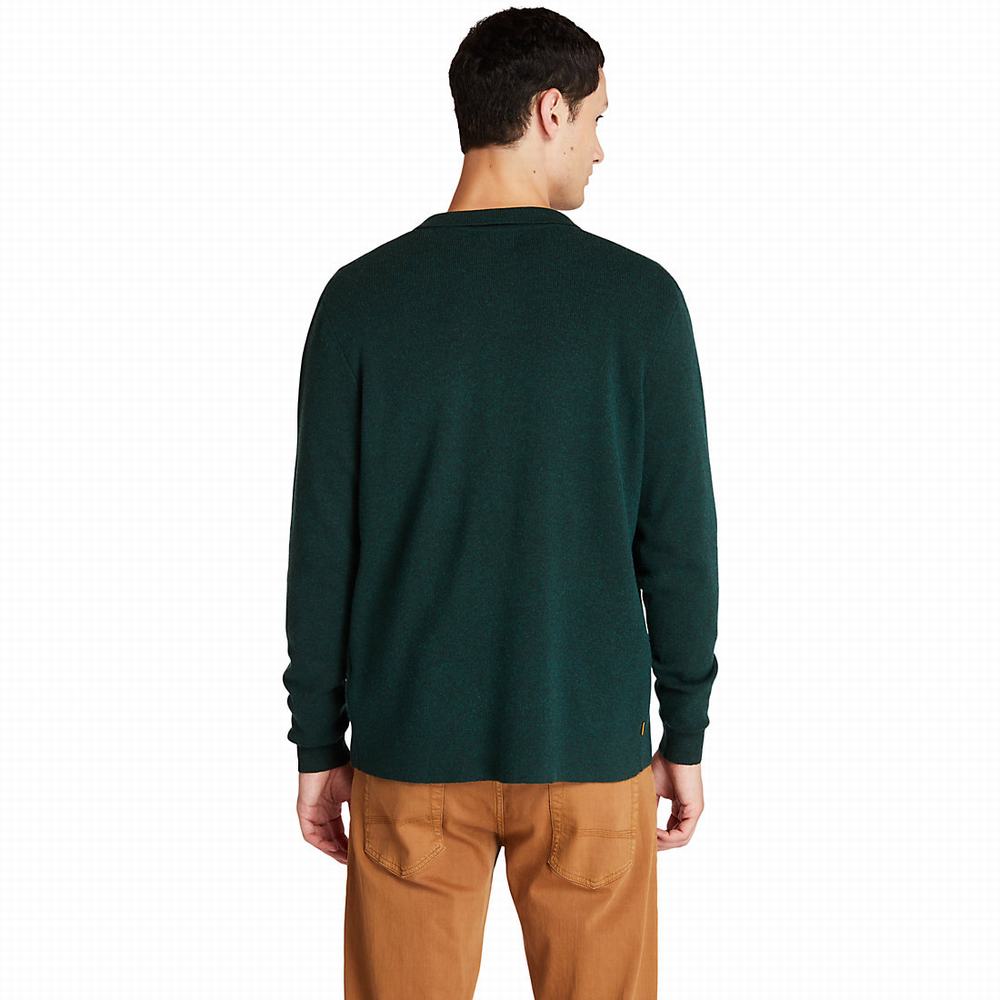 Pánské Svetry Timberland Full-Zip Zelene | TI52479-235