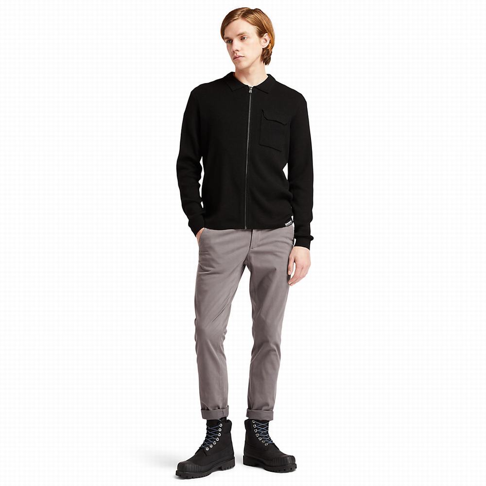 Pánské Svetry Timberland Full-Zip Černé | TI98425-941