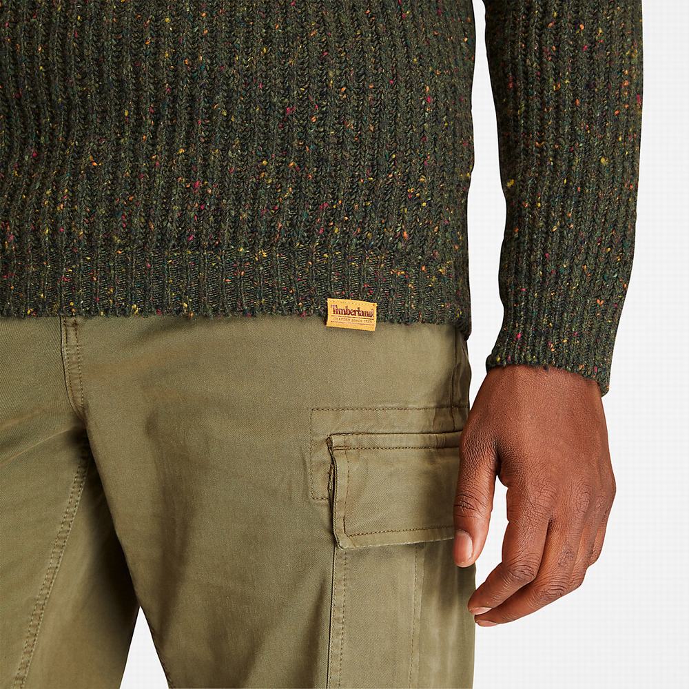 Pánské Svetry Timberland Naps Yarn Tmavě Zelene | TI30629-490