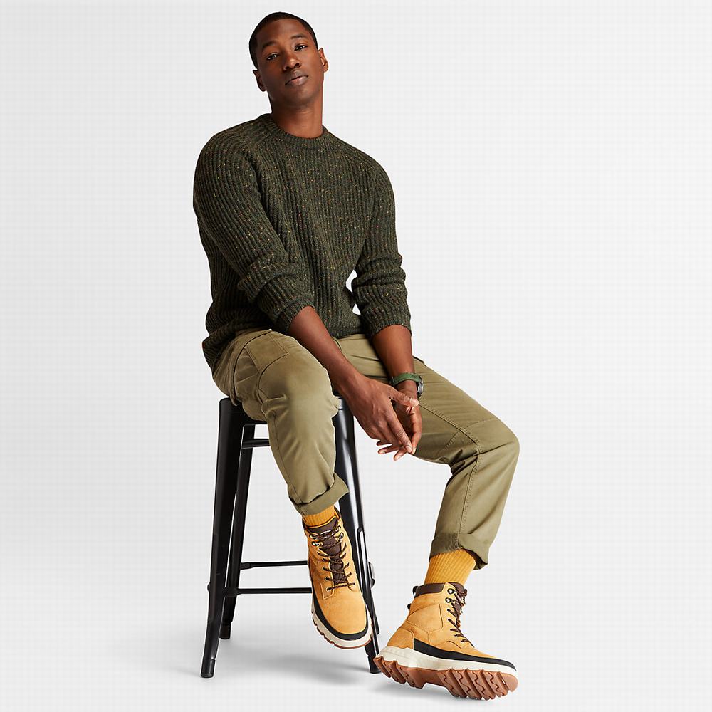 Pánské Svetry Timberland Naps Yarn Tmavě Zelene | TI30629-490
