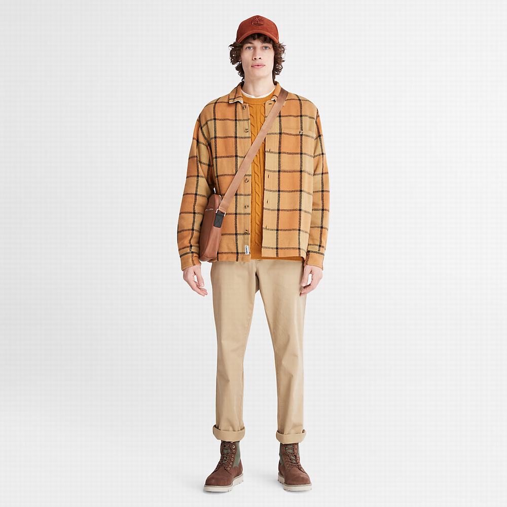Pánské Svetry Timberland Phillips Brook Cable Žluté | TI61493-150