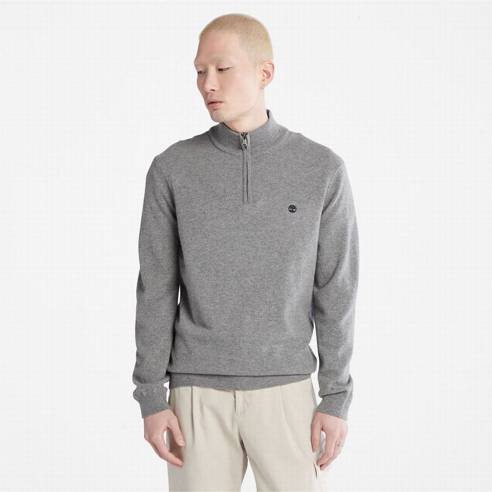 Pánské Svetry Timberland Phillips Brook Lambswool Šedé | TI83216-521