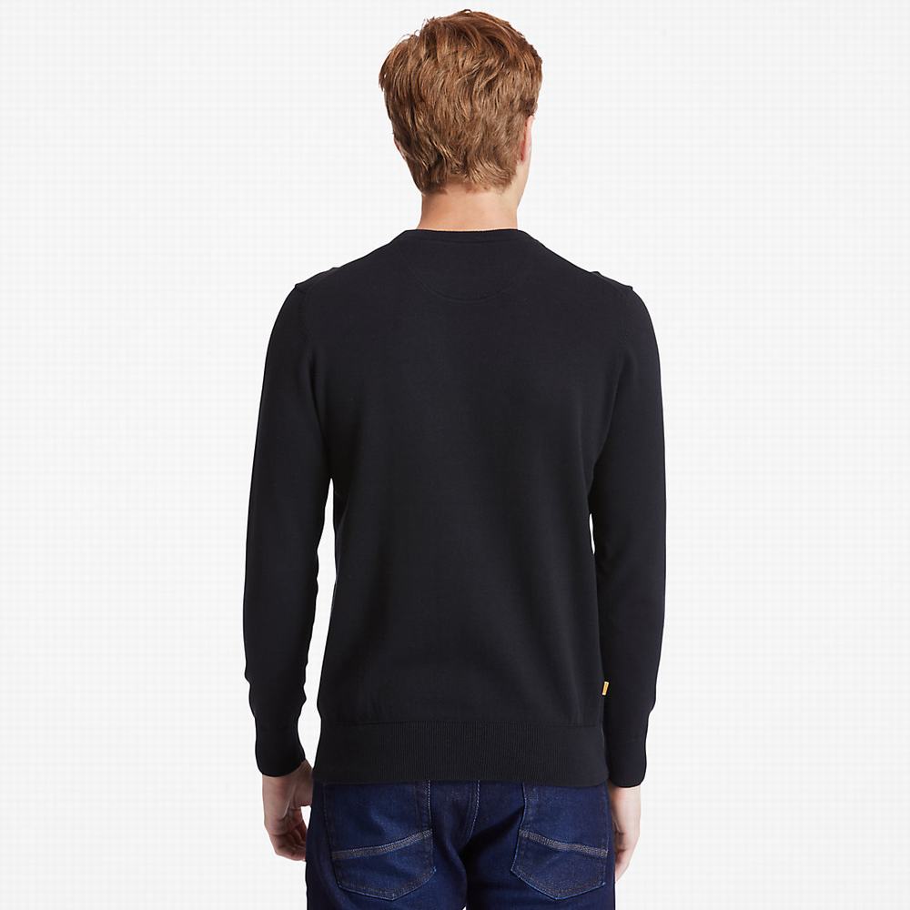 Pánské Svetry Timberland Williams River Organic Bavlněné Černé | TI04286-153