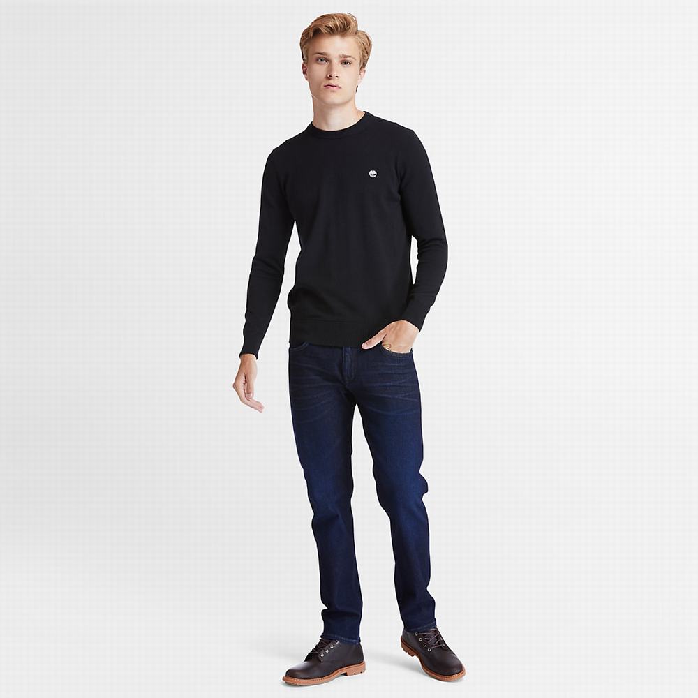 Pánské Svetry Timberland Williams River Organic Bavlněné Černé | TI04286-153