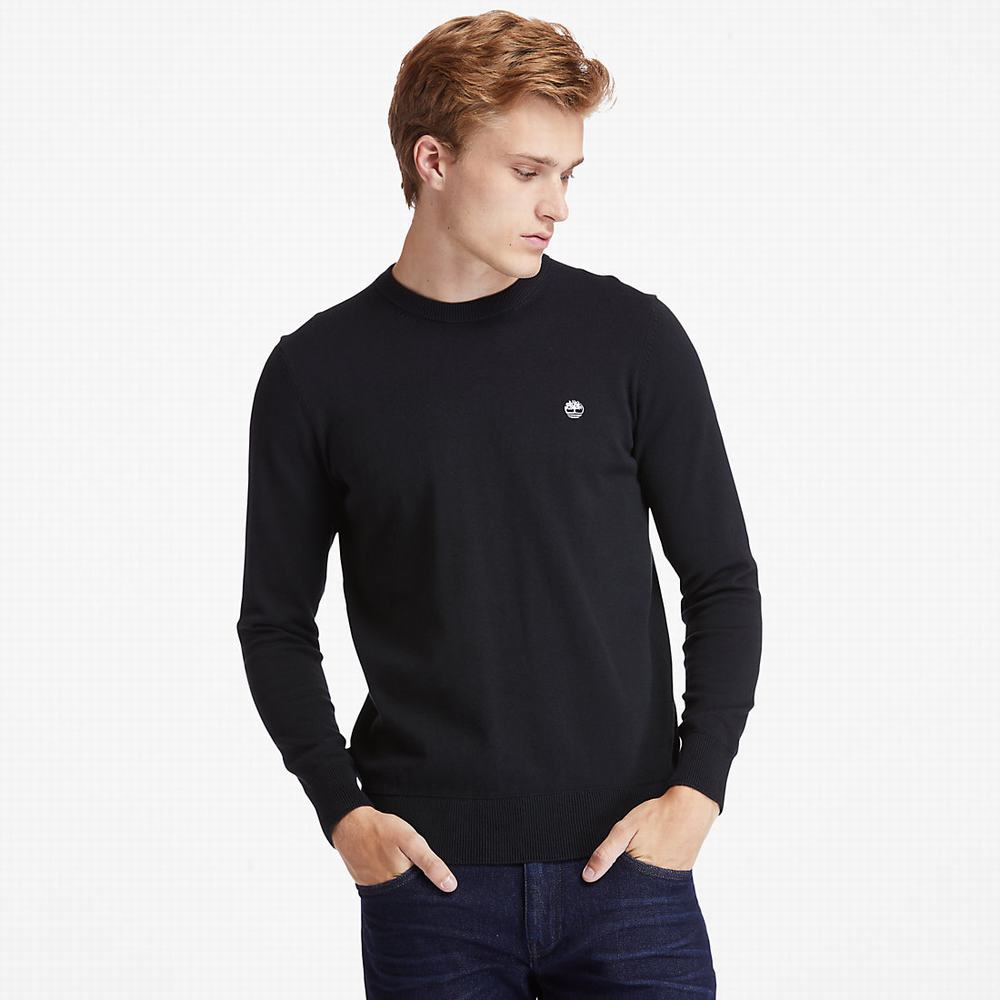Pánské Svetry Timberland Williams River Organic Bavlněné Černé | TI04286-153