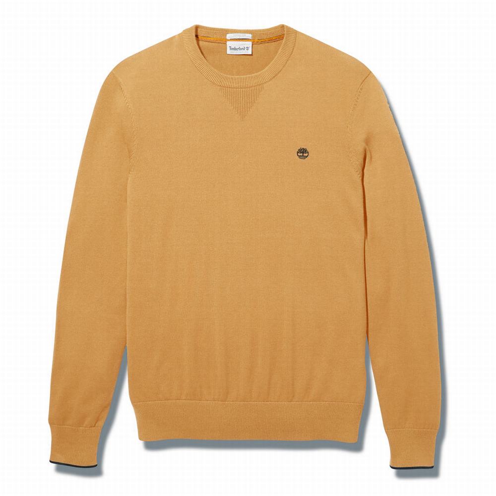 Pánské Svetry Timberland Williams River Organic Bavlněné Žluté | TI65374-216