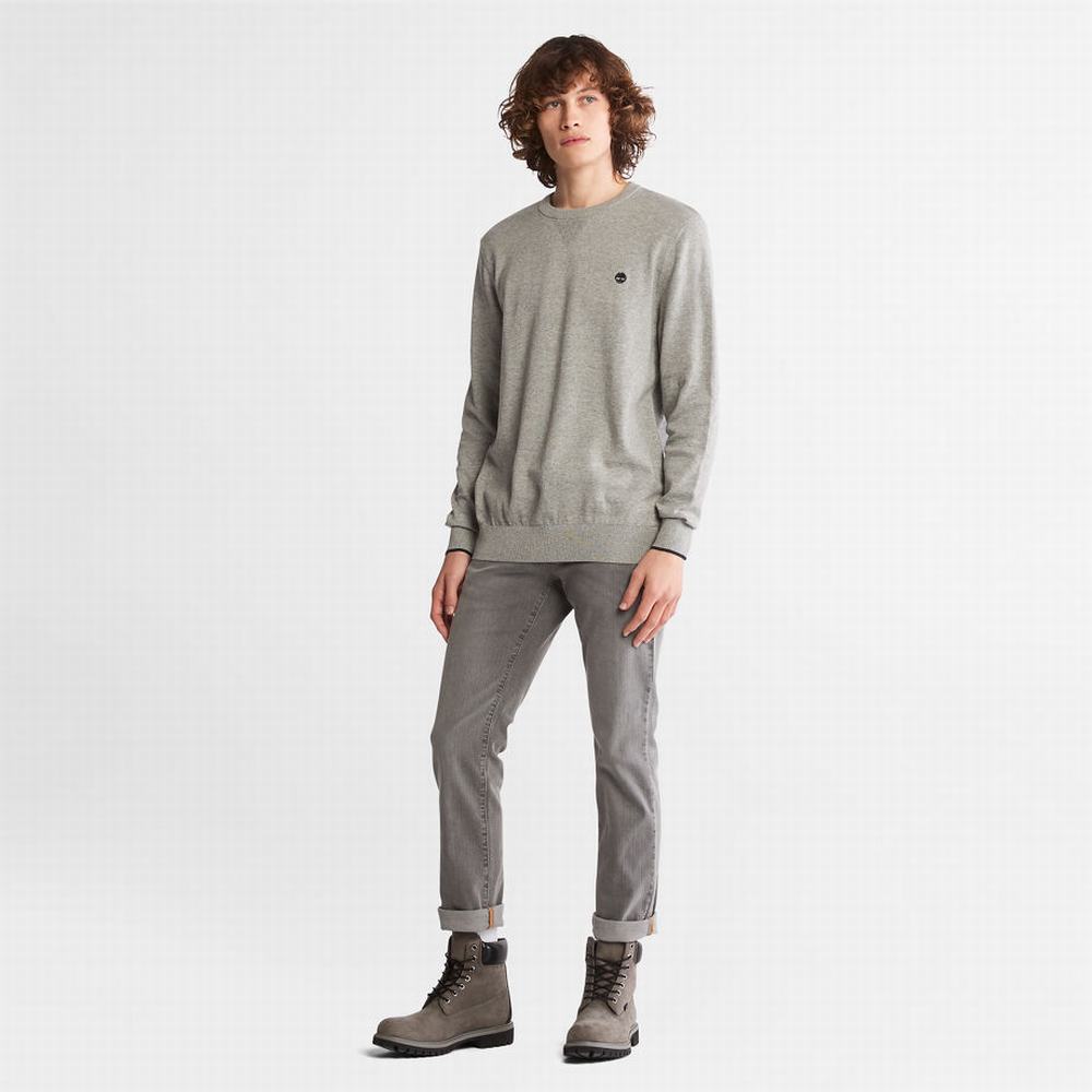 Pánské Svetry Timberland Williams River Organic Bavlněné Šedé | TI83456-459