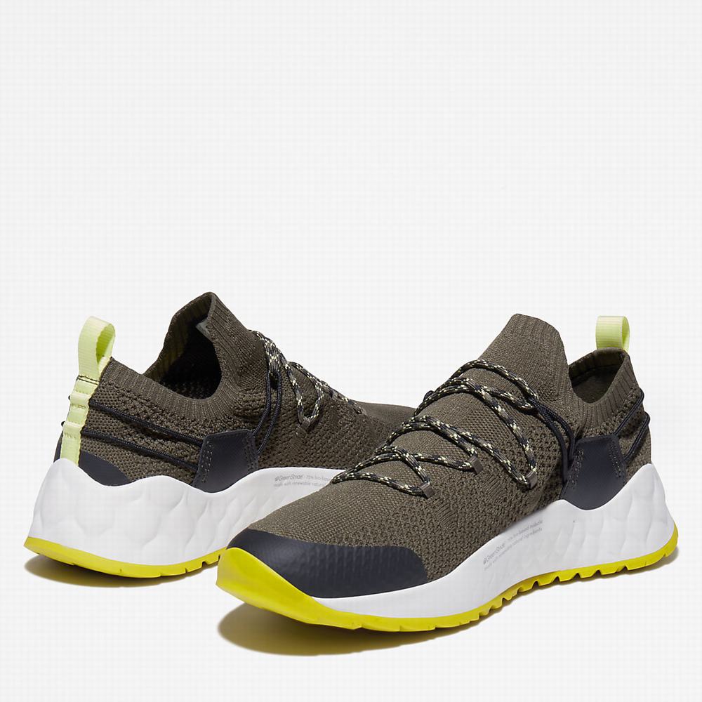 Pánské Tenisky Timberland Solar Wave Zelene | TI62491-326