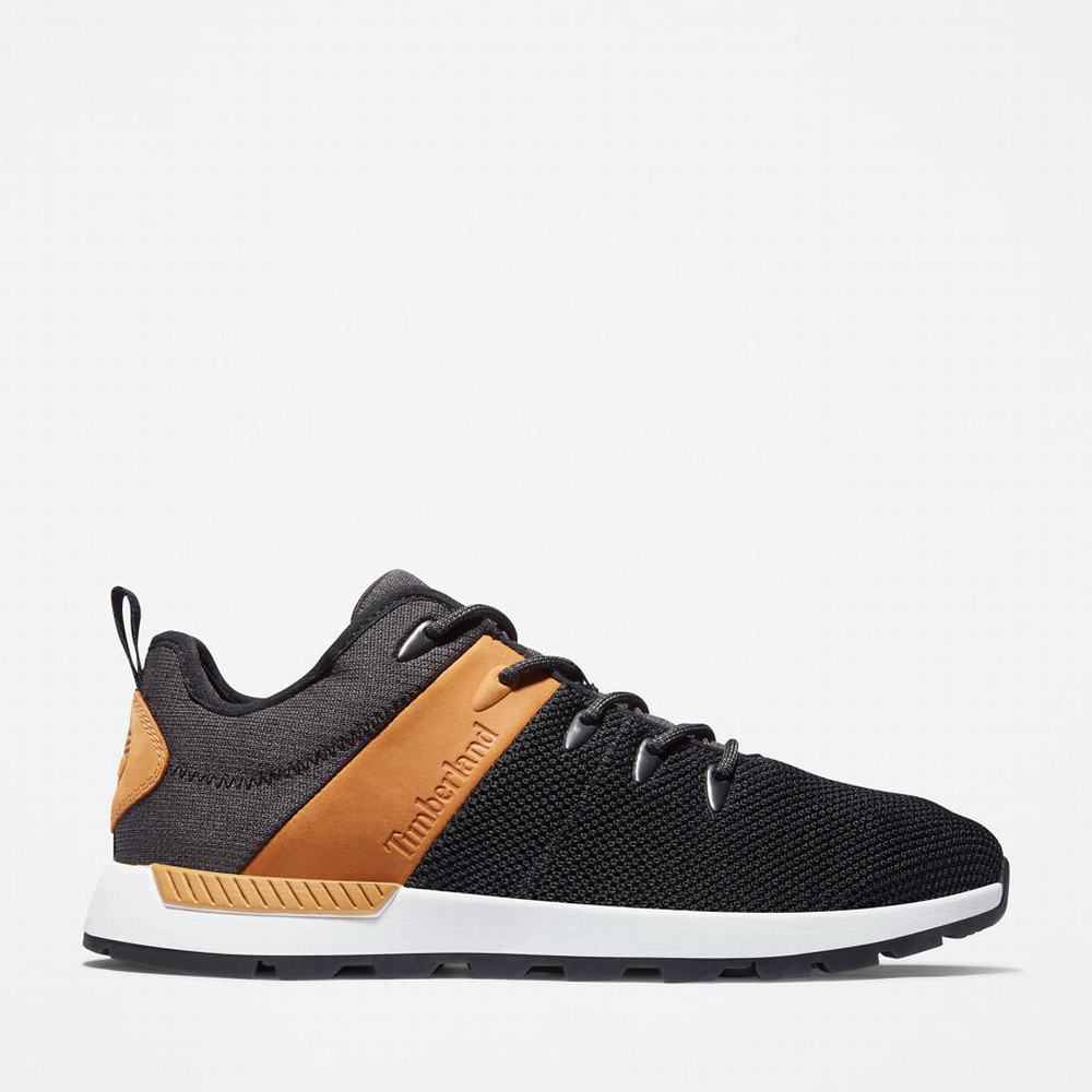 Pánské Tenisky Timberland Sprint Trekker Fabric Low Hiker Černé | TI42873-489