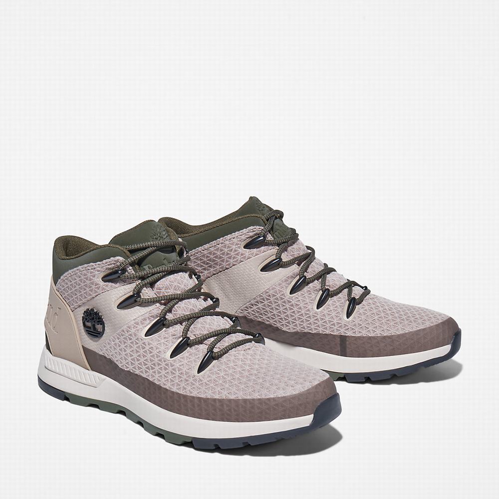 Pánské Tenisky Timberland Sprint Trekker Mid Hiker Béžový | TI50436-823