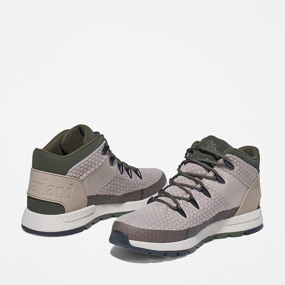 Pánské Tenisky Timberland Sprint Trekker Mid Hiker Béžový | TI50436-823