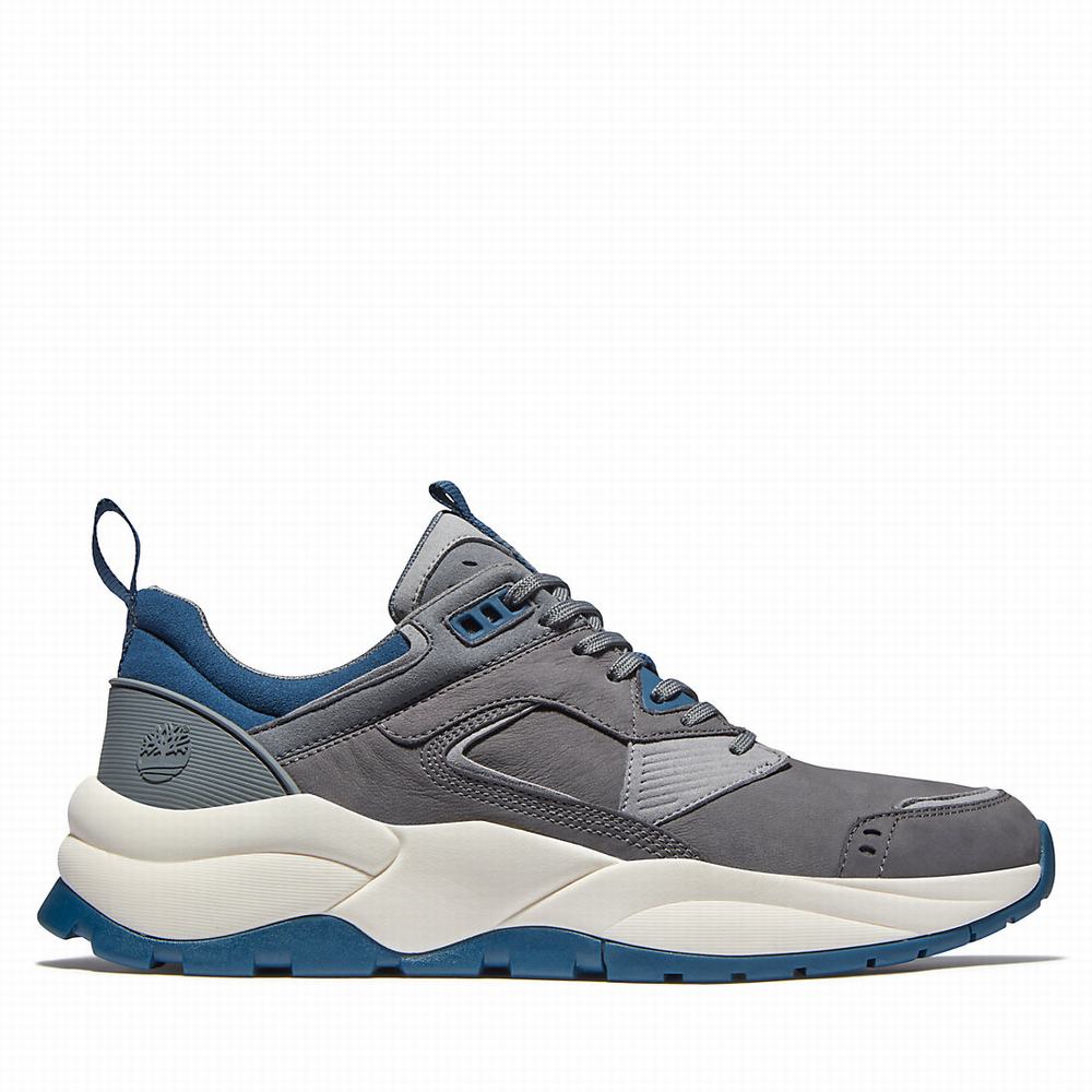 Pánské Tenisky Timberland Tree Racer Leather Šedé | TI41750-814