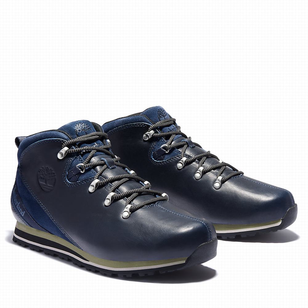 Pánské Trekové Boty Timberland Bartlett Ridge Mid Hiker Tmavě Blankyt | TI01459-409