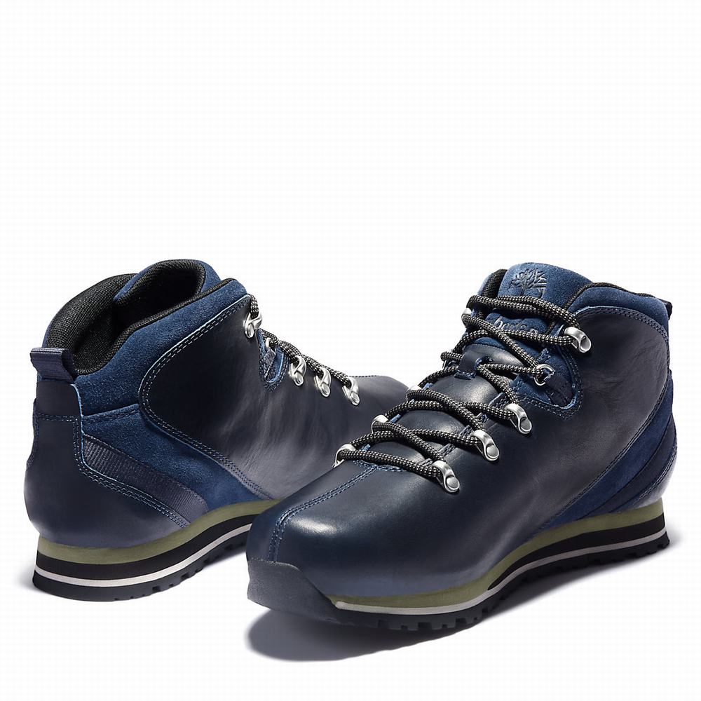 Pánské Trekové Boty Timberland Bartlett Ridge Mid Hiker Tmavě Blankyt | TI01459-409