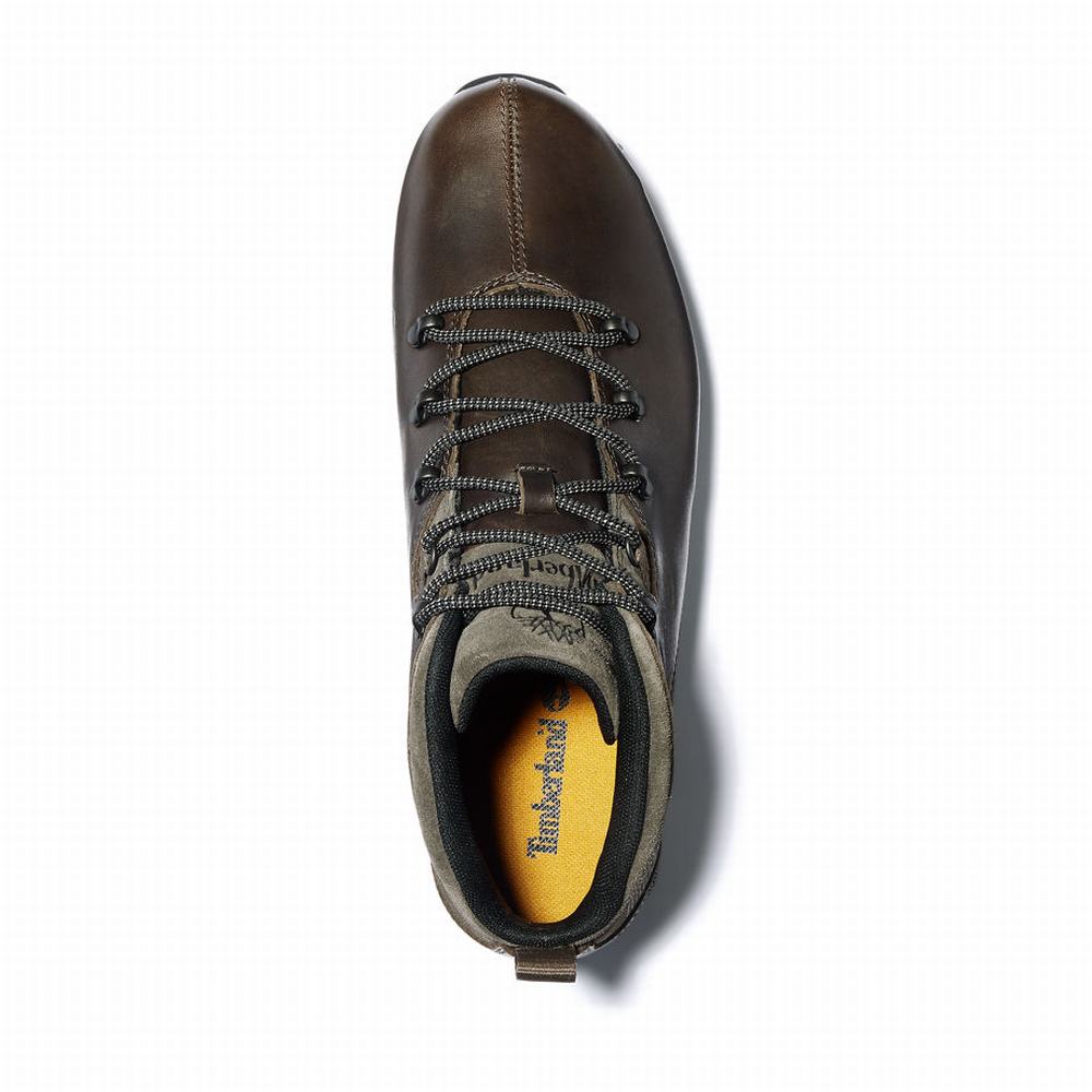 Pánské Trekové Boty Timberland Bartlett Ridge Mid Hiker Tmavě Hnědé | TI64705-914