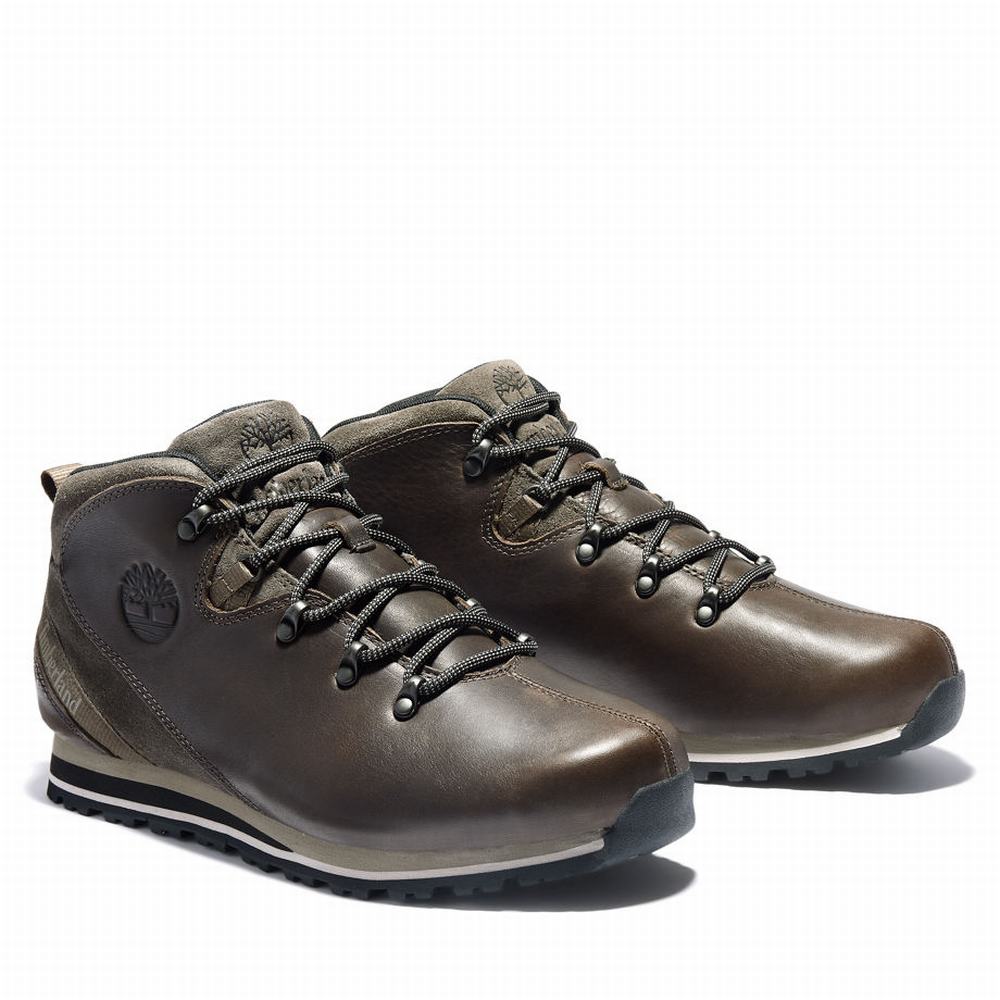 Pánské Trekové Boty Timberland Bartlett Ridge Mid Hiker Tmavě Hnědé | TI64705-914