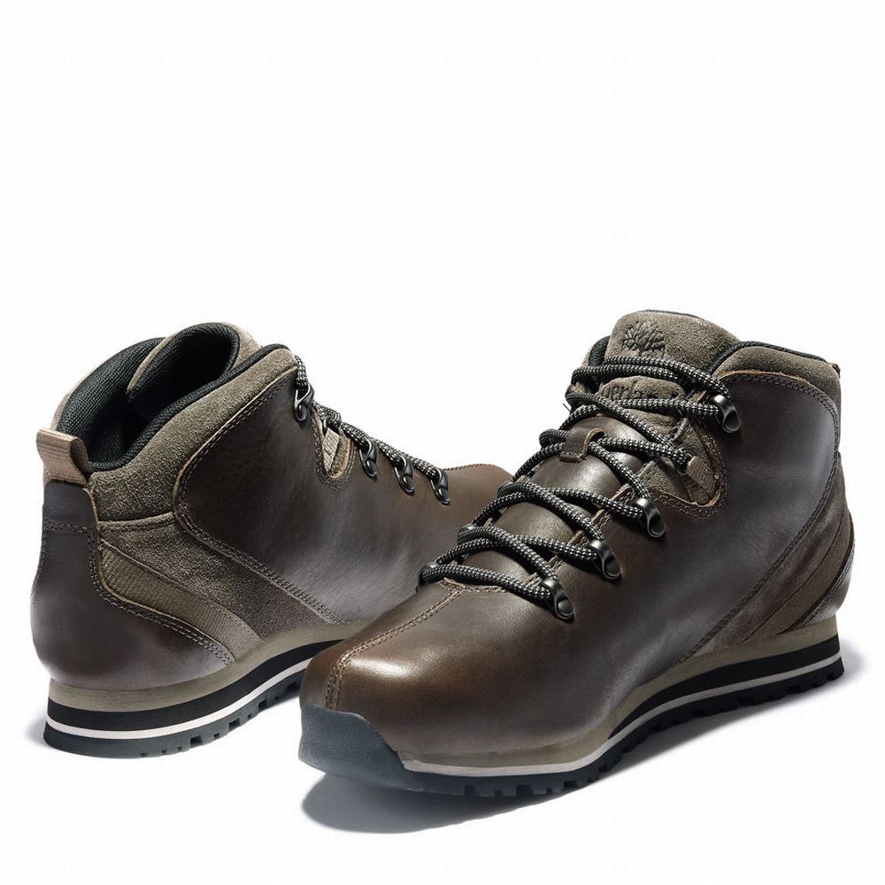 Pánské Trekové Boty Timberland Bartlett Ridge Mid Hiker Tmavě Hnědé | TI64705-914