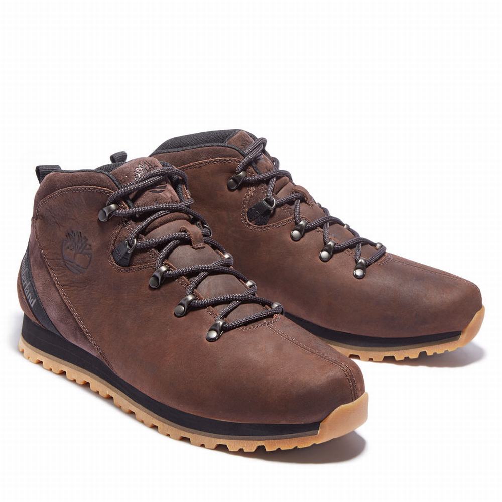 Pánské Trekové Boty Timberland Bartlett Ridge Mid Hiker Tmavě Hnědé | TI64801-475