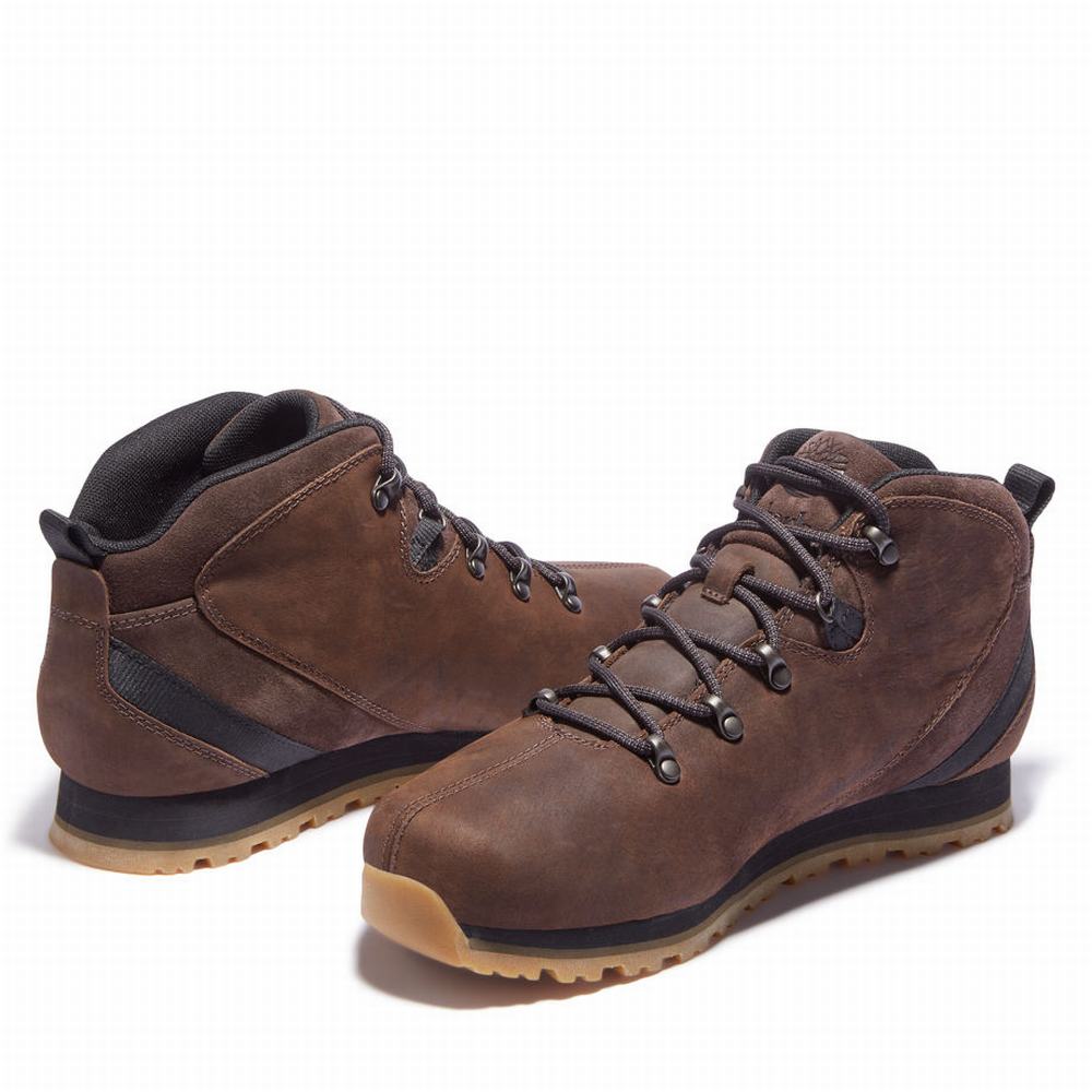 Pánské Trekové Boty Timberland Bartlett Ridge Mid Hiker Tmavě Hnědé | TI64801-475