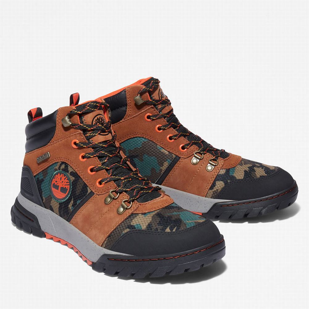 Pánské Trekové Boty Timberland Boulder Trailové Hiker Hnědé | TI31295-832