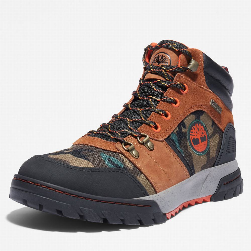 Pánské Trekové Boty Timberland Boulder Trailové Hiker Hnědé | TI31295-832